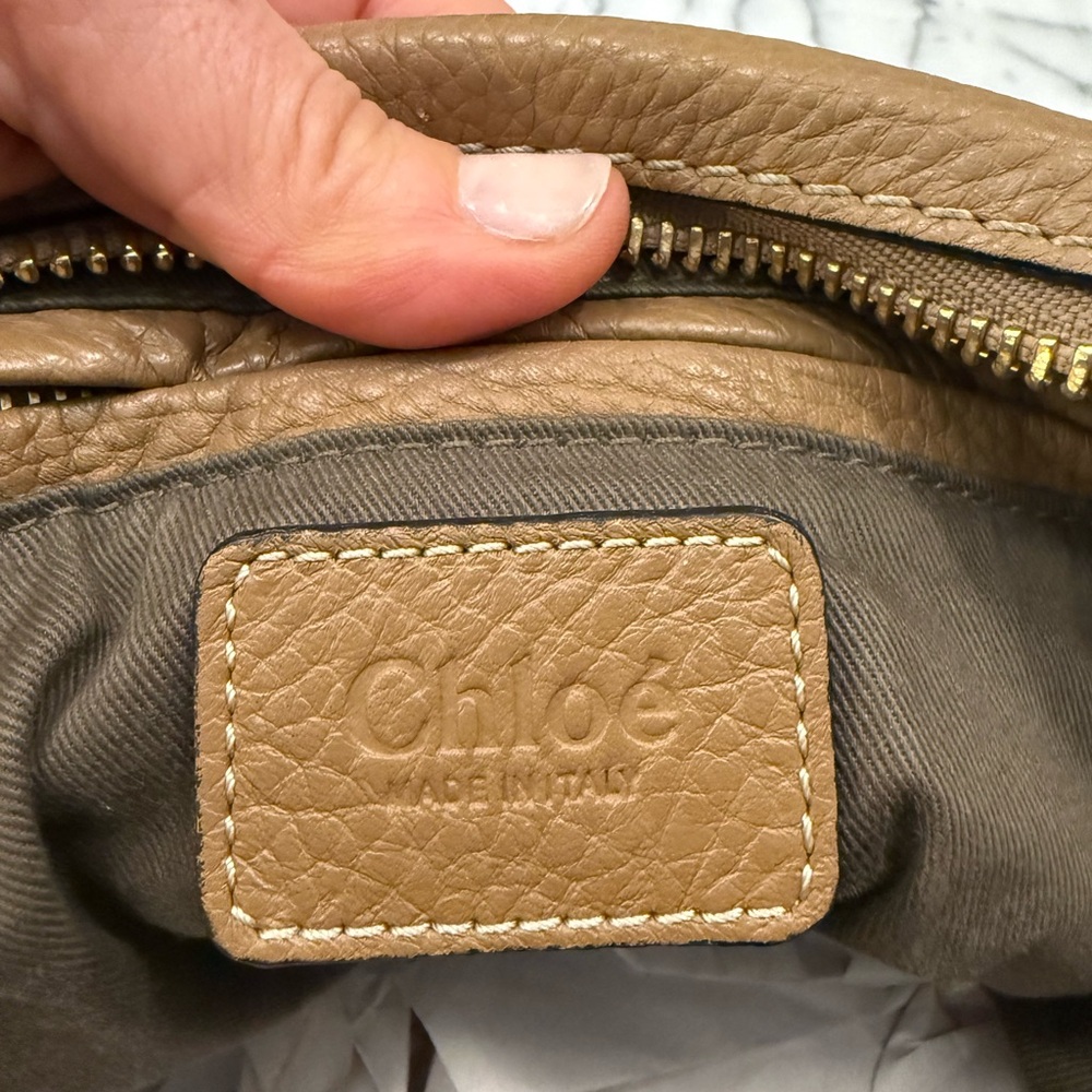 Chloe Brown Leather Handbag - Picture 5 of 6